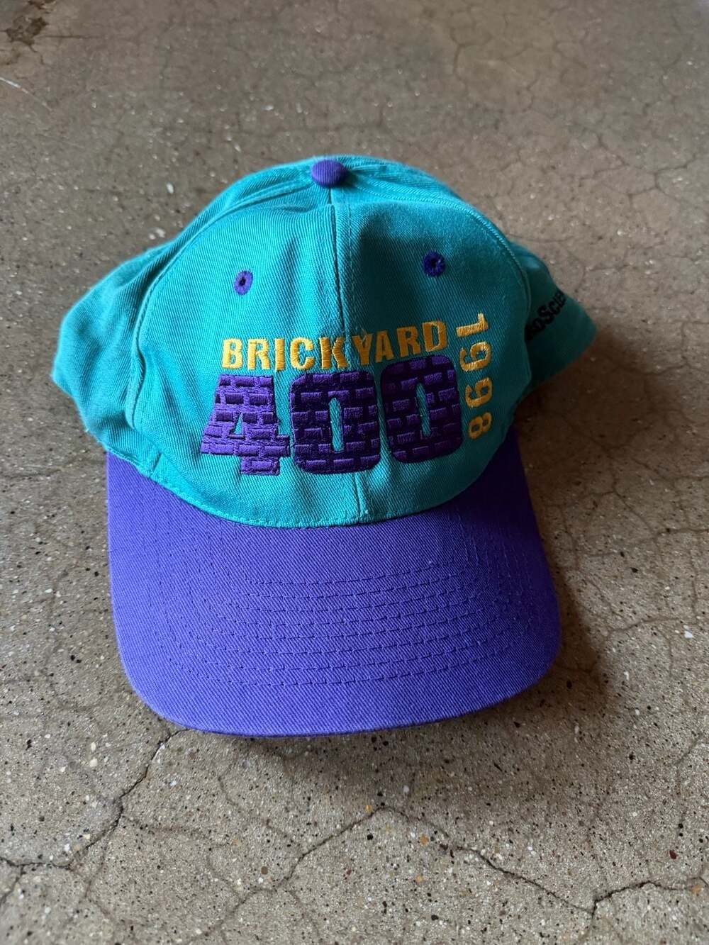 Vintage 1998 Brickyard 400 NASCAR Snapback Hat